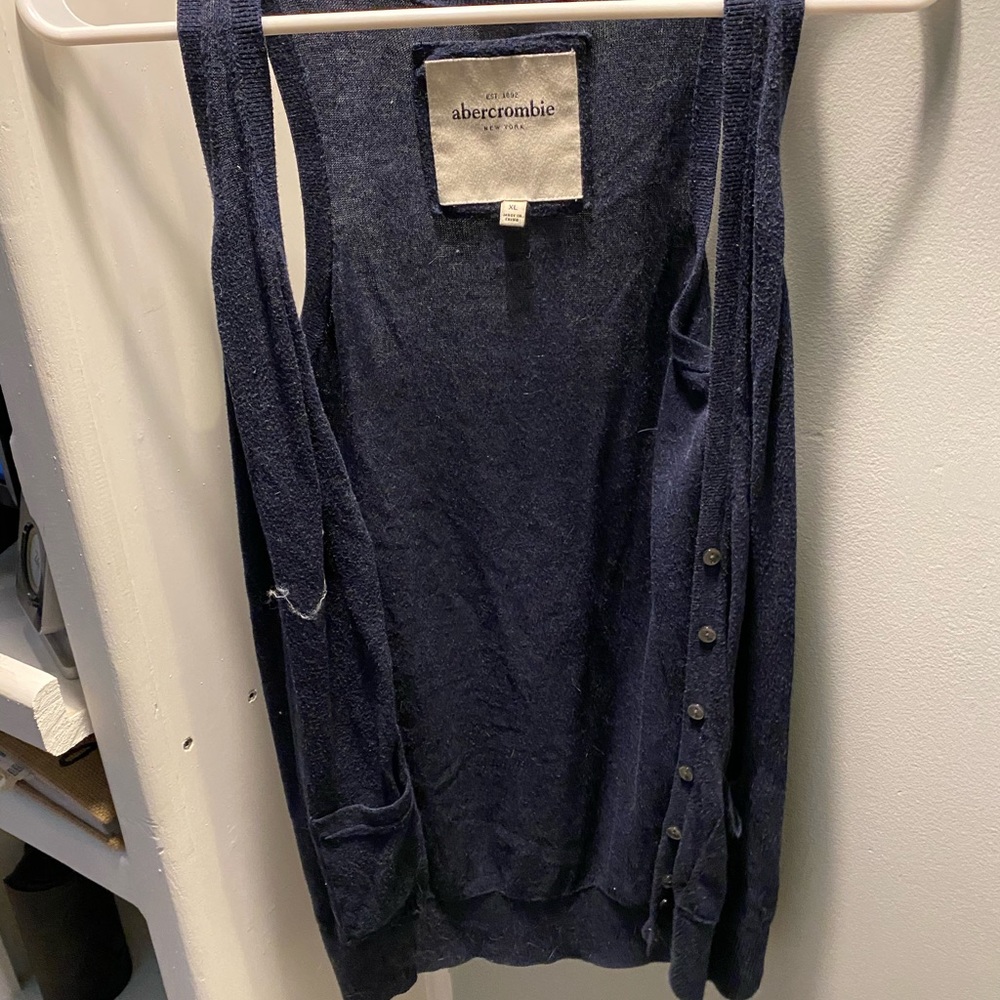 Kids tank layering cardigan